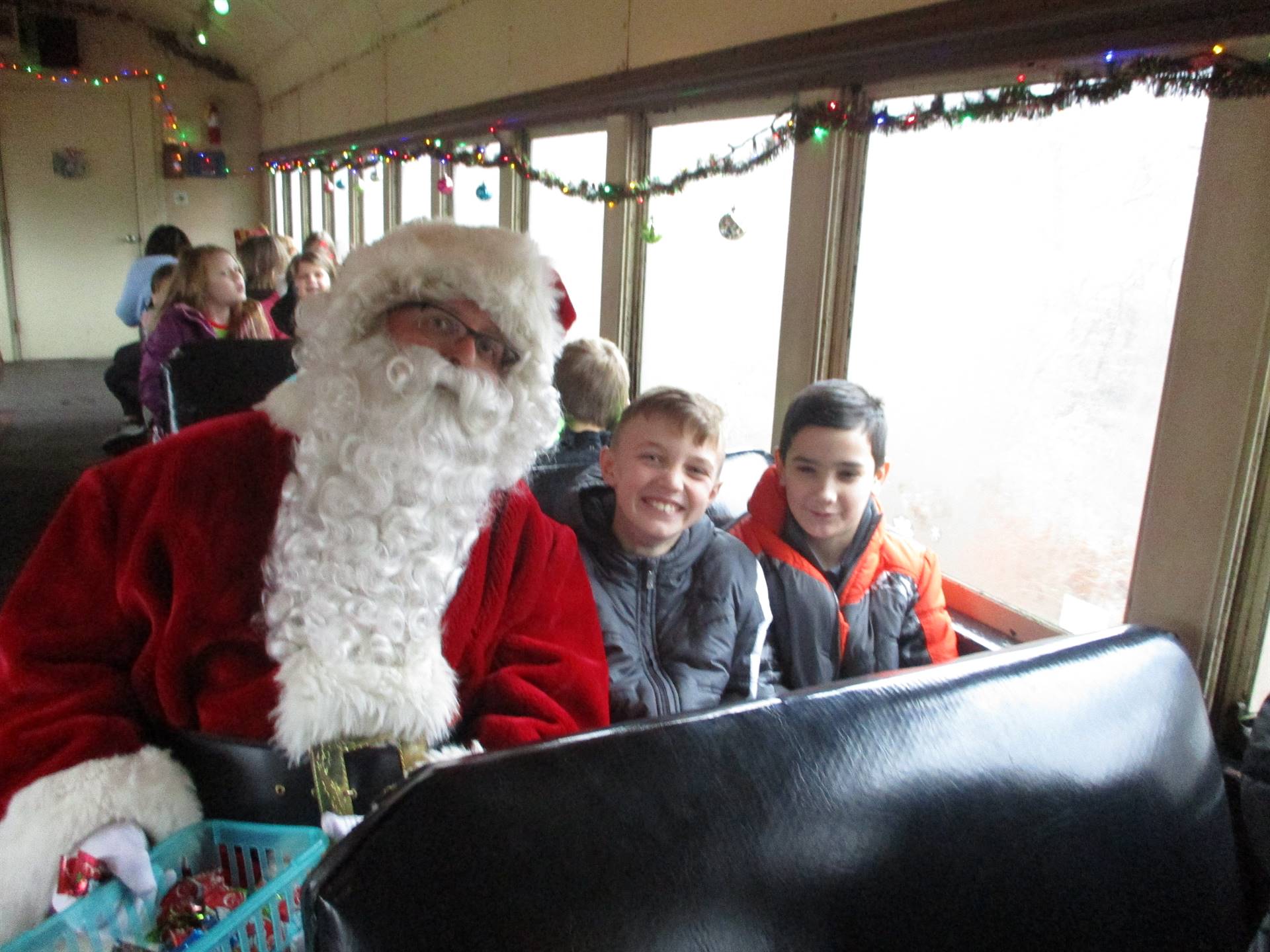 train ride with Santa