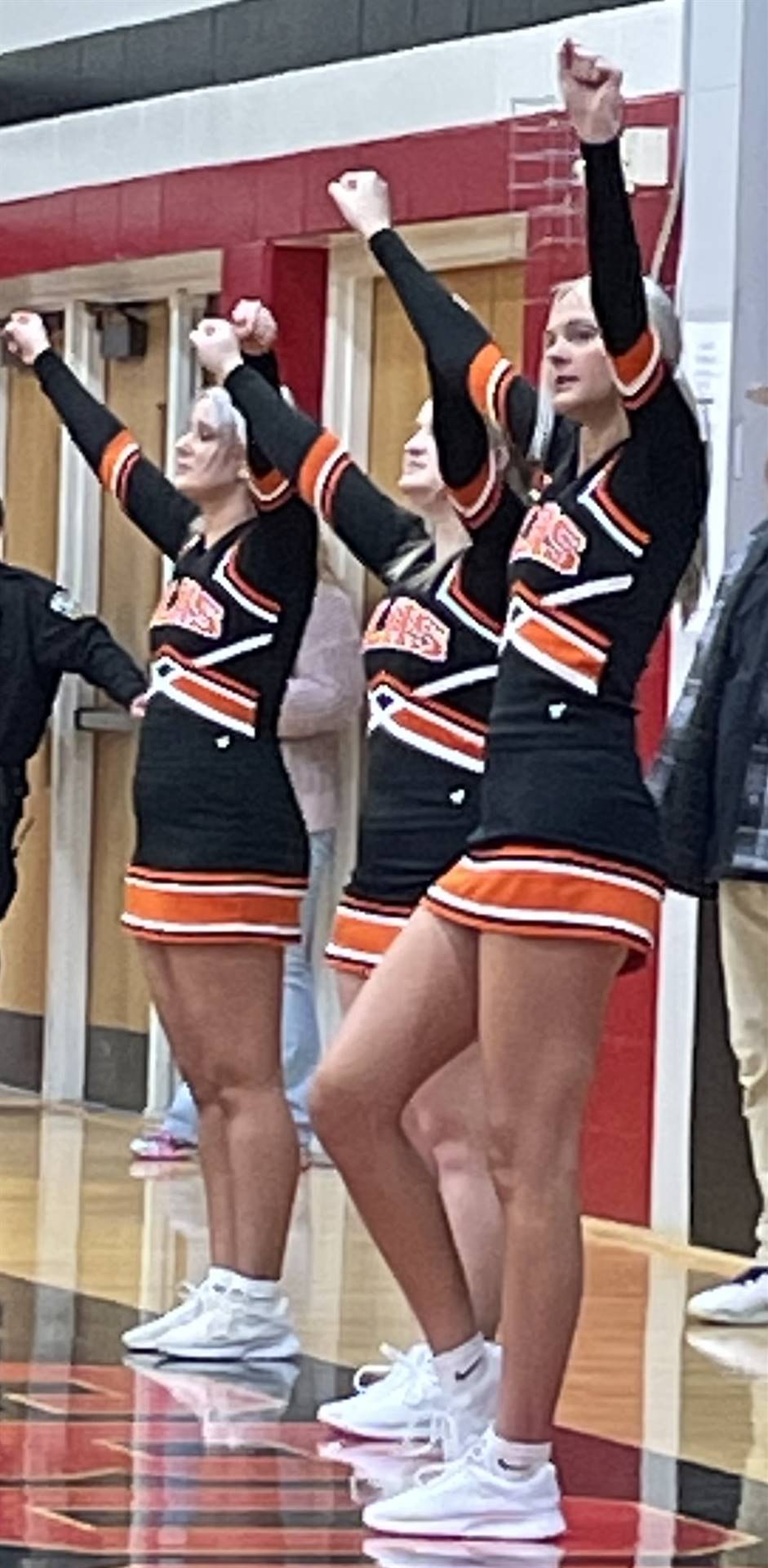 Varsity Cheerleaders at Crooksville