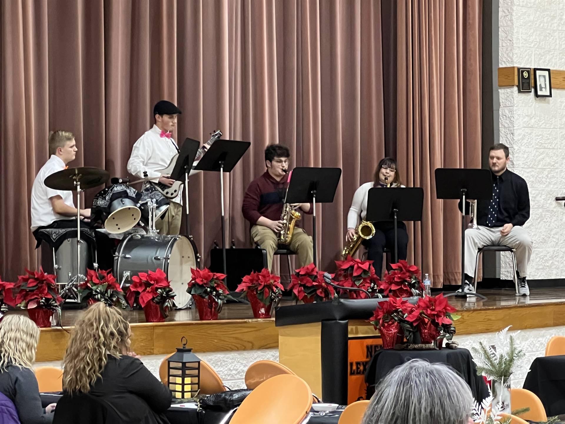 Jazz Band Performing at the Chamber of Commerce Banquet