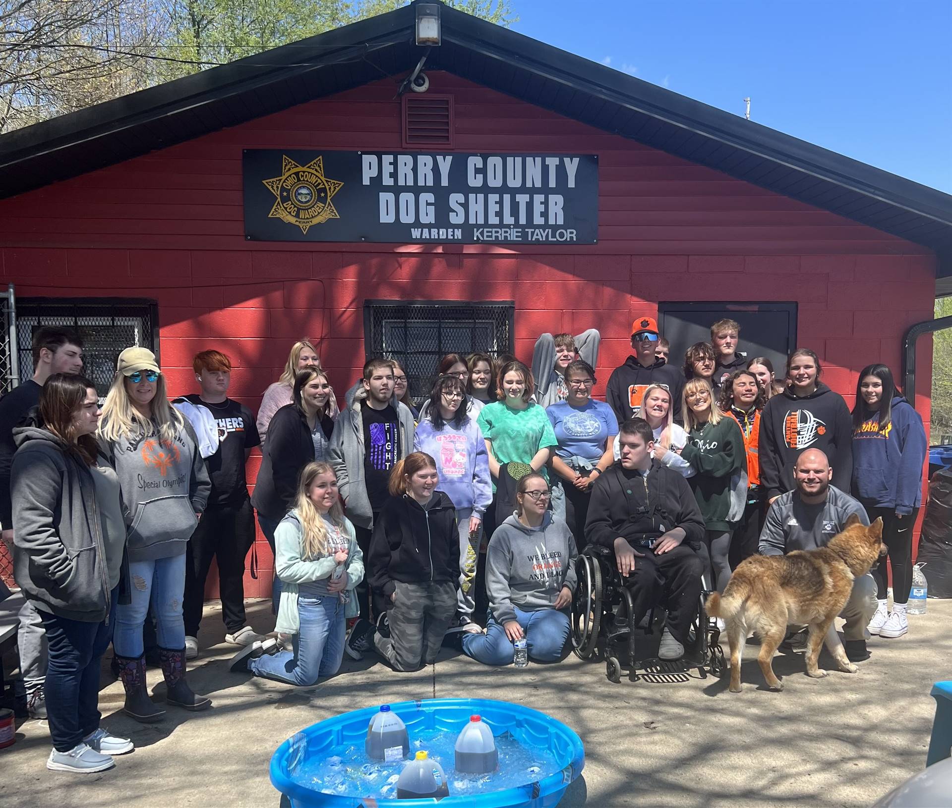 ALA Volunteering at Perry County Dog Shelter