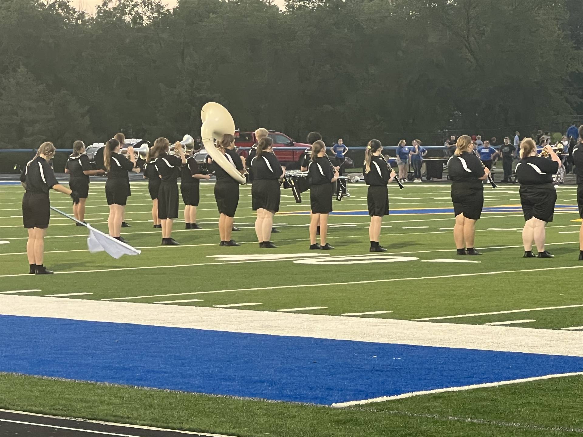 Marching Band at the Maysville Game